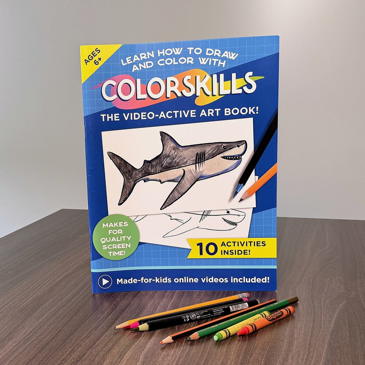Sharks, Dragons & Animals: Tutorial Drawing Book for Kids
