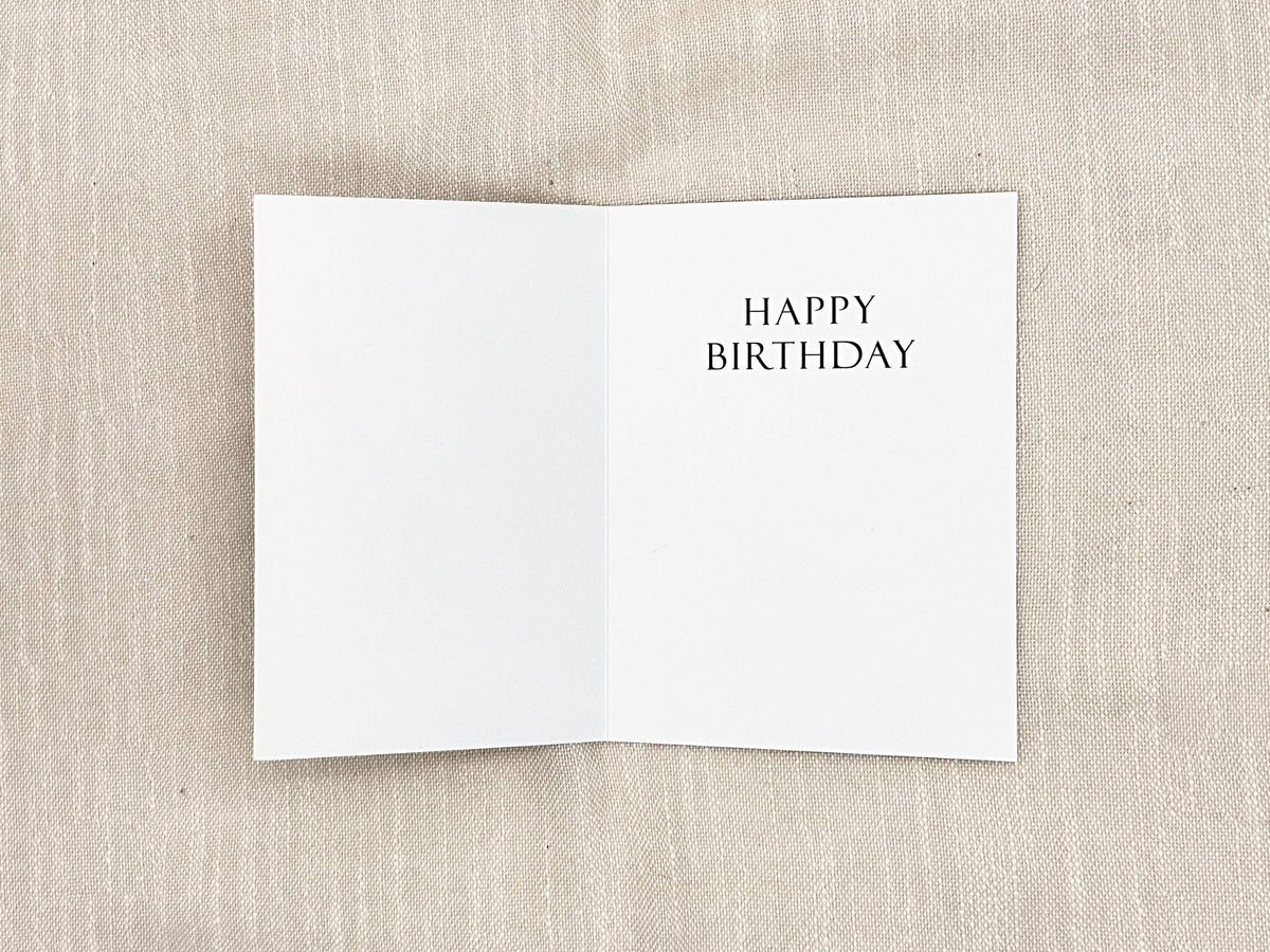 Whiskey birthday card by Miss Hairbrush – inside