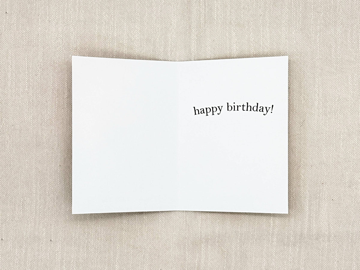 Artist Colored Pencils birthday card by Miss Hairbrush – inside