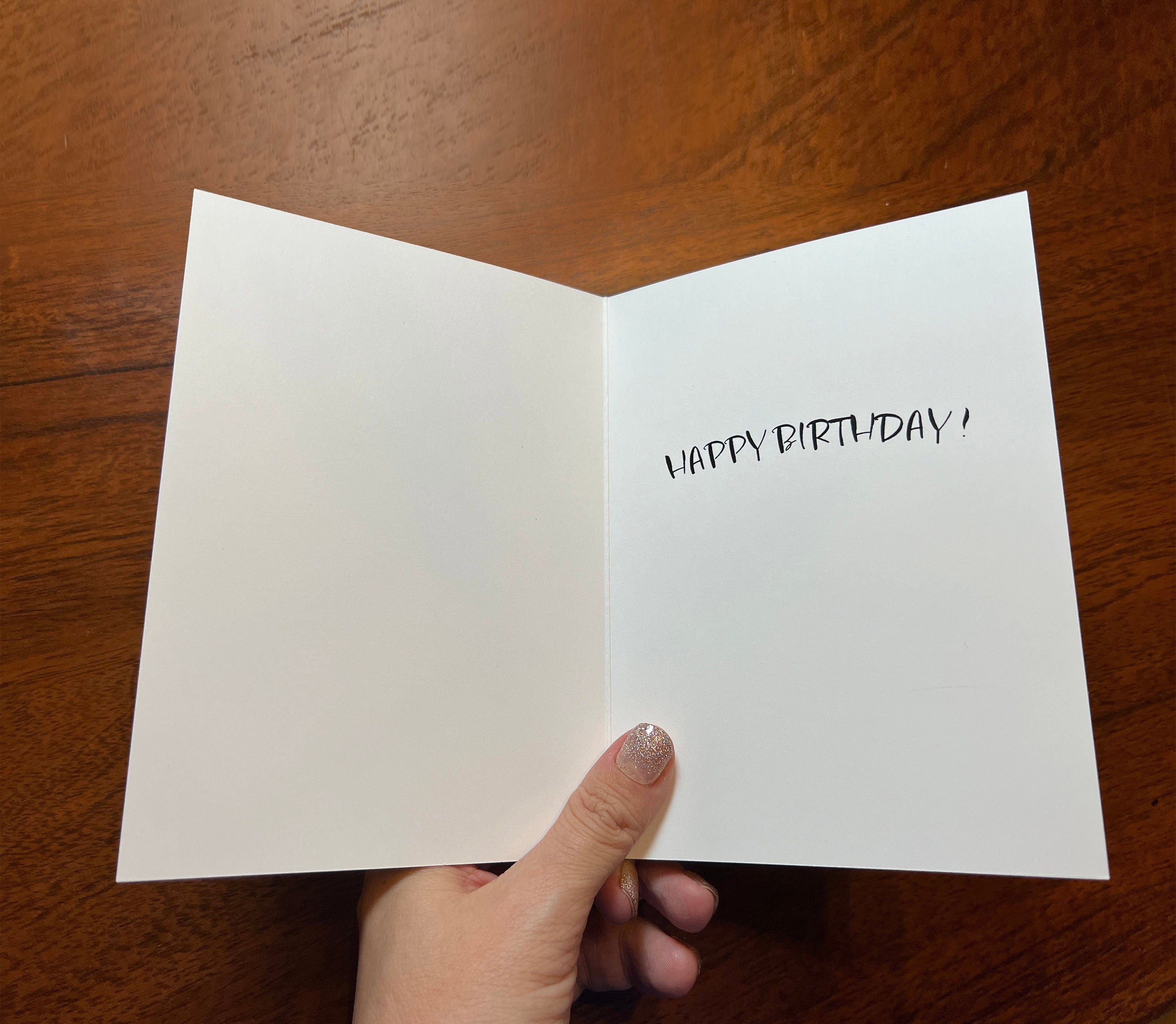 Ice Cream Sundae Birthday Card Pack for Her - Single or Pack of 10 Hand Drawn Watercolor Birthday Cards -