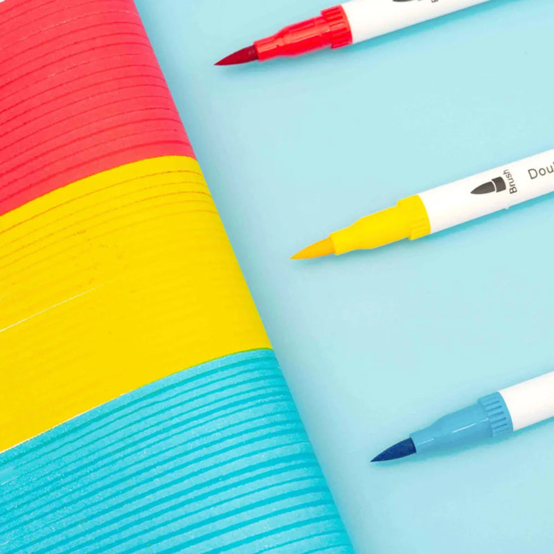 Dual Tip Watercolor Brush Pens