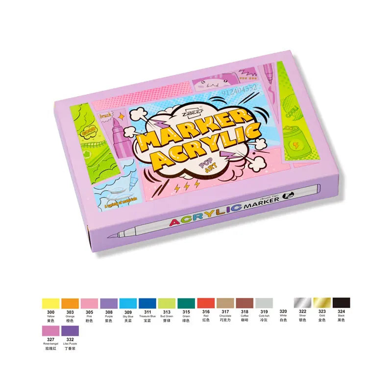 Vibrant Acrylic Paint Pens