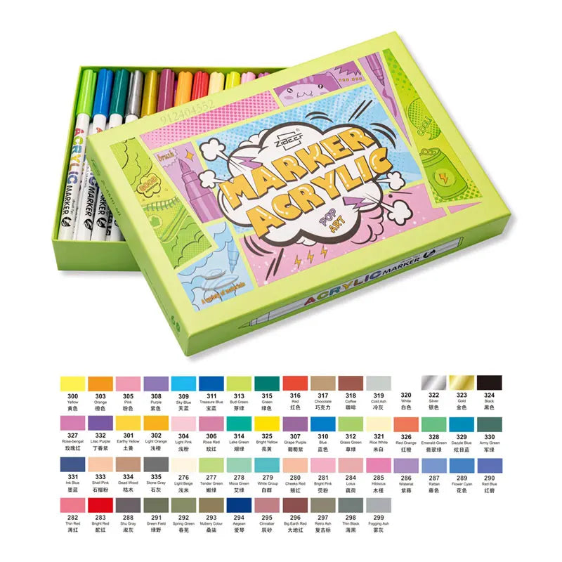 Vibrant Acrylic Paint Pens