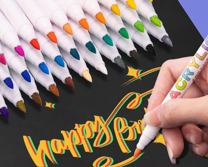 Vibrant Acrylic Paint Pens