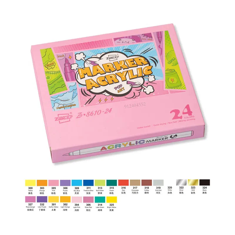 Vibrant Acrylic Paint Pens