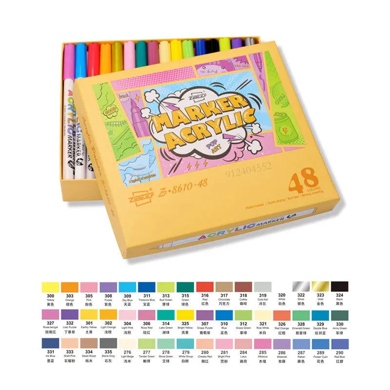 Vibrant Acrylic Paint Pens