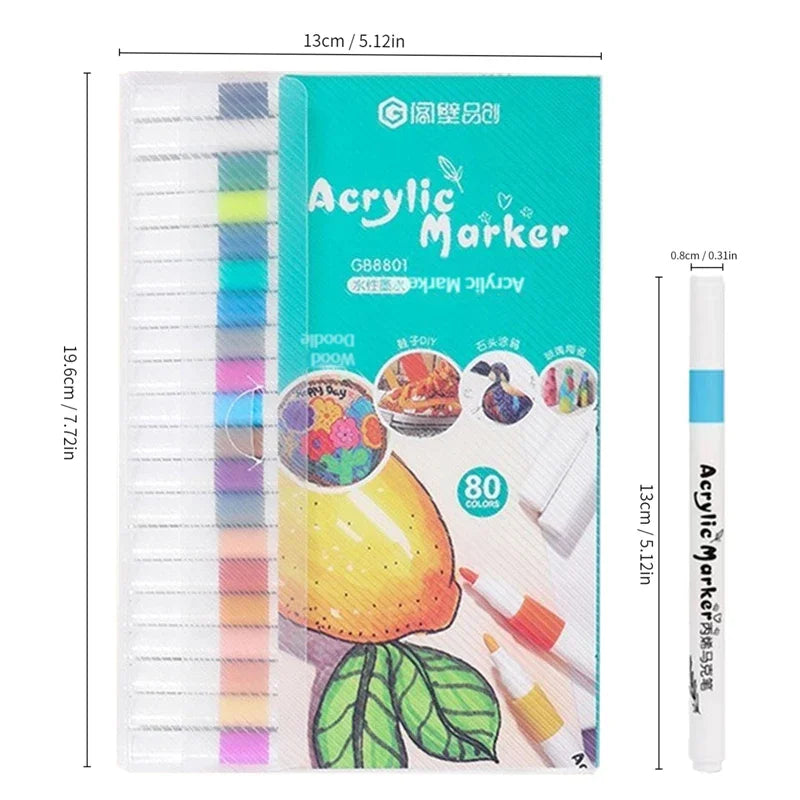 Acrylic Paint Pen Set