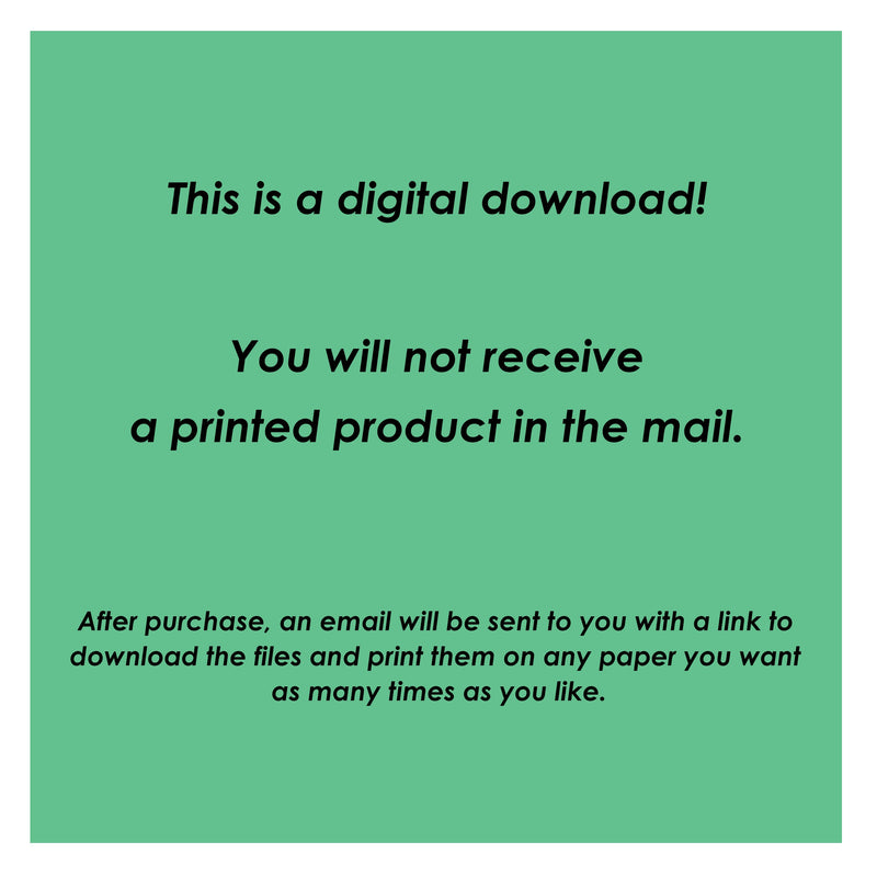 Cute Printable Cat Wrapping Paper - Cat Gift Paper - 11'' X 17''