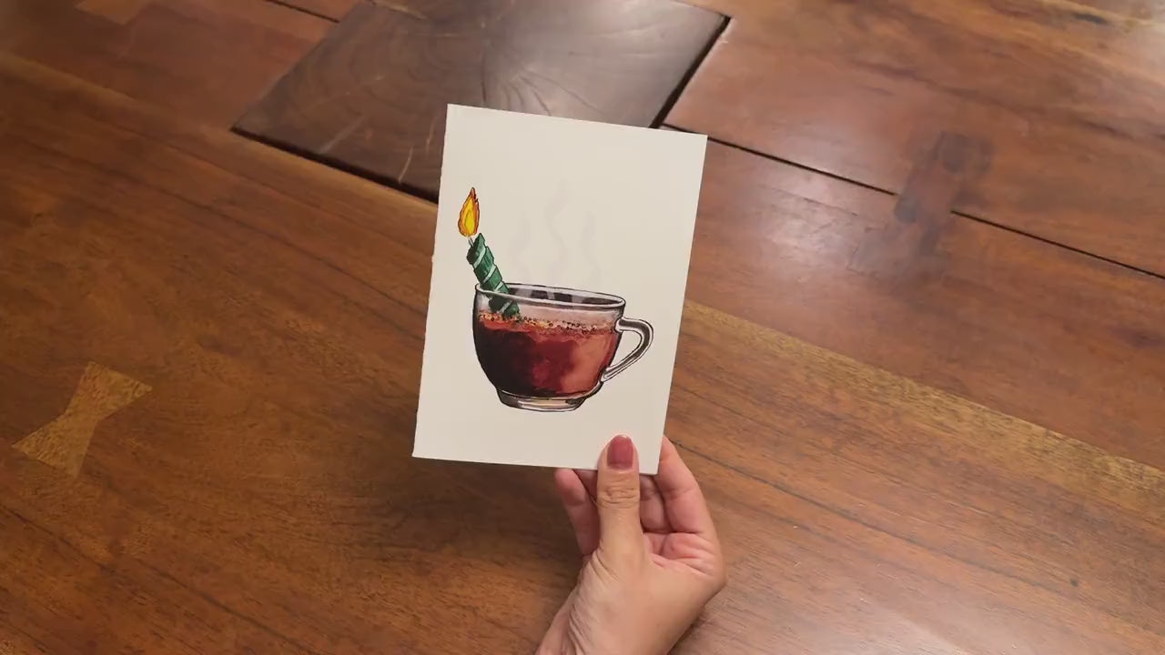 Coffee Birthday Card, Coffee Lover Gift, Coffee Cup Birthday Card, Funny Coffee Card, Coffee Addict Gift, Cute Birthday Greeting Card
