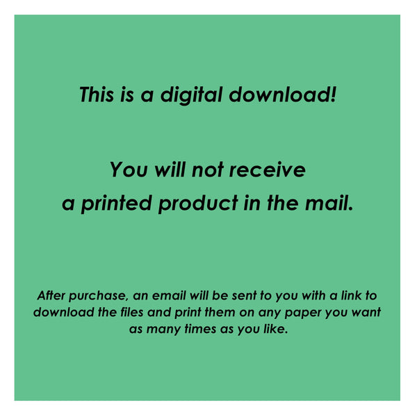 Printable Valentines for Kids, PDF, 8 Designs